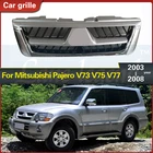 Решетка радиатора переднего бампера для Mitsubishi Pajero V73 V75 V77 2003 2004 2005 2006 2007 2008