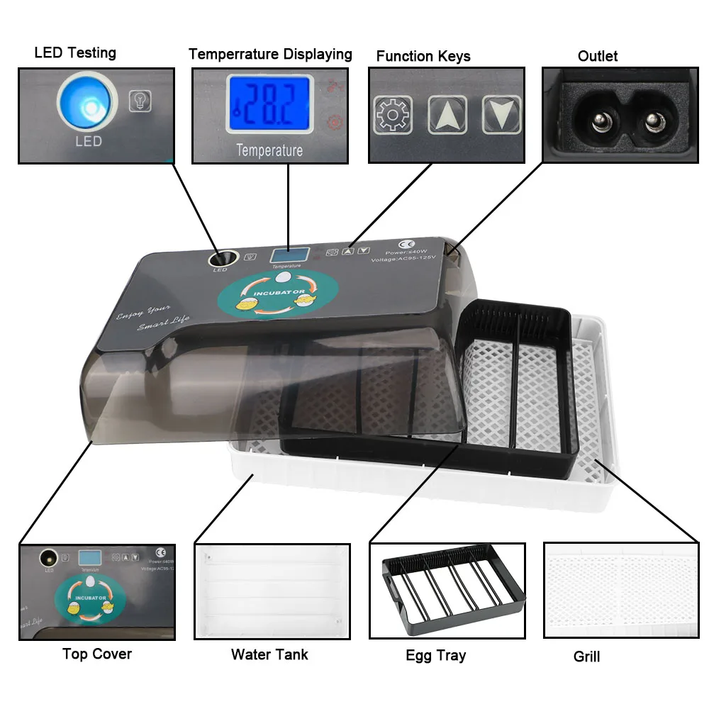 Автоматический инкубатор для яиц 4-35 |