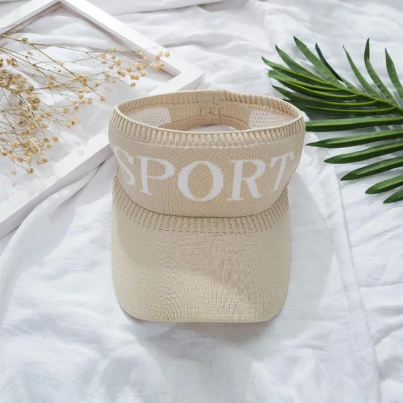 Outdoor Soft Brim Sun Visor Running Cap Summer Anti UV Sport Hiking Tennis Beach Empty Top Hat Headscarf Headband Women Men | Аксессуары