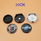 4 шт. 56 мм 60 мм эмблема автомобиля ALPINA HARTGE колпачок центральной ступицы колеса Автомобильный обод ремонт пылезащитный значок колпачки стикер e70