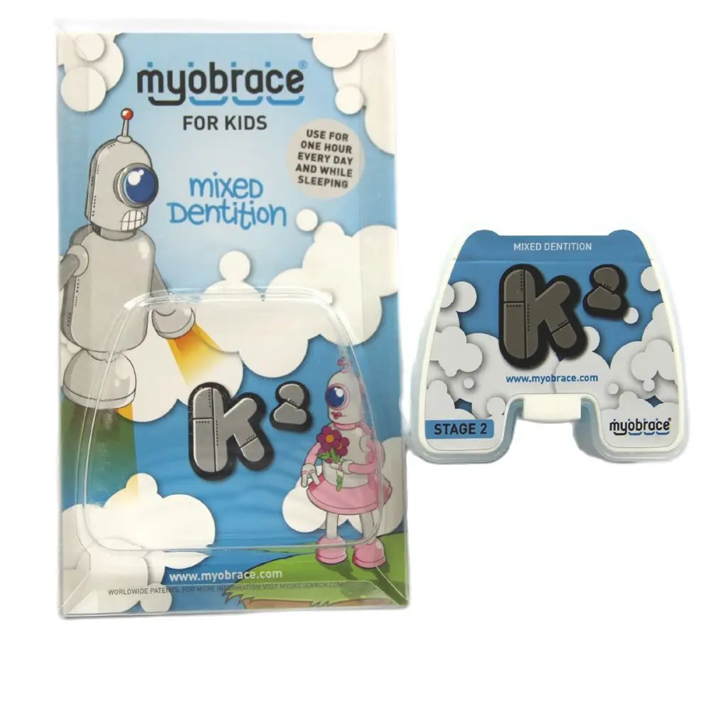 Скидка на прибор для тренировки зубов K2 синий/Тренировочный аппарат Myobrace