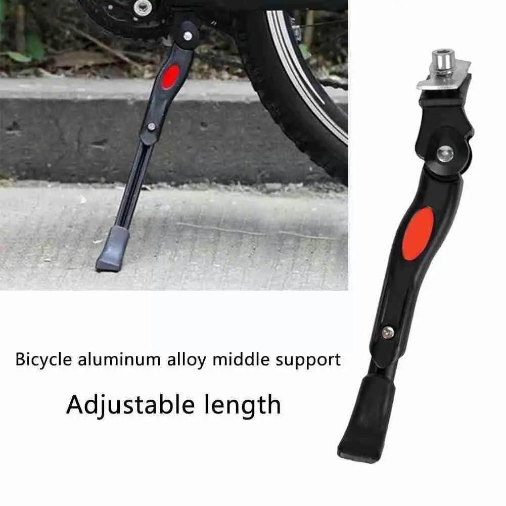 

Black Adjustable Mtb Road Bicycle Kickstand Parking Stand Rack Foot Support 1pcs Side Mountain Kick Bike Brace K9t2