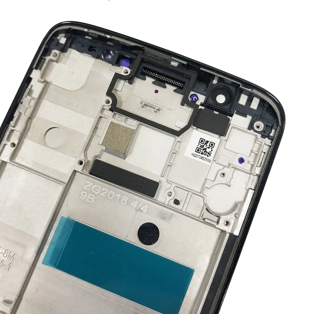 Pantalla LCD con marco para m&oacute;vil, montaje de digitalizador de pantalla t&aacute;ctil de 5,93 pulgadas para Motorola G6 Plus, Moto G6Plus, XT1926-4