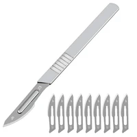carbon steel carving metal scalpel handle 11 23 engraving craft knive non slip scalpel knife paper cutting tool knife