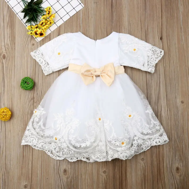 Emmababy платья принцессы с цветочным рисунком для маленьких девочек кружевные