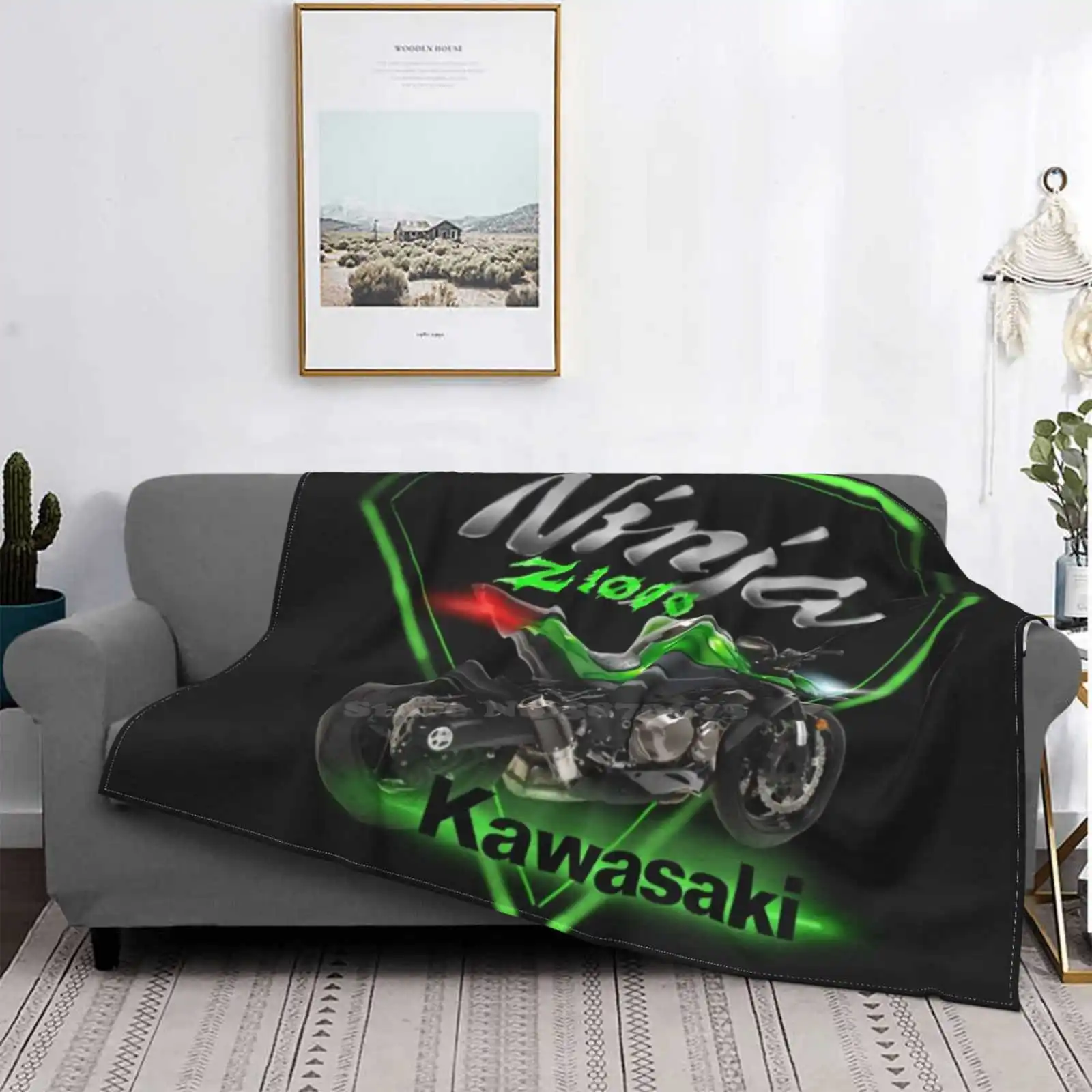 

Z1000 Low Price New Print Novelty Fashion Soft Blanket Motorcycle H2 H2 Japanese Motorcycle Motorcycle Motorcycle Sport