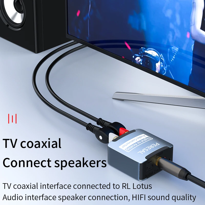 Spdif/оптический/Toslink к RCA/3,5 аудио преобразователь 192KHZdigital к аналоговому для ТВ/PS4/переключатель подключения к громкоговорителю s Усилитель
