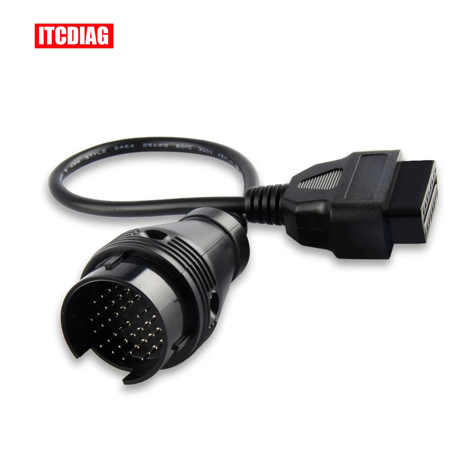 

For MB 38 Pin to 16 Pin OBD2 Auto Diagnostic Cable For Mercedes 38 pin 38pin Connector OBDII OBD Adapter Cable For Benz