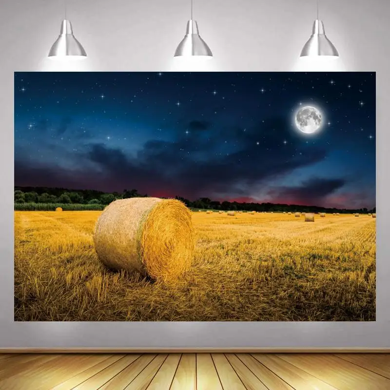 Осень фон для фото на вечеринке изготовленный заказ оставьте лес узор в виде