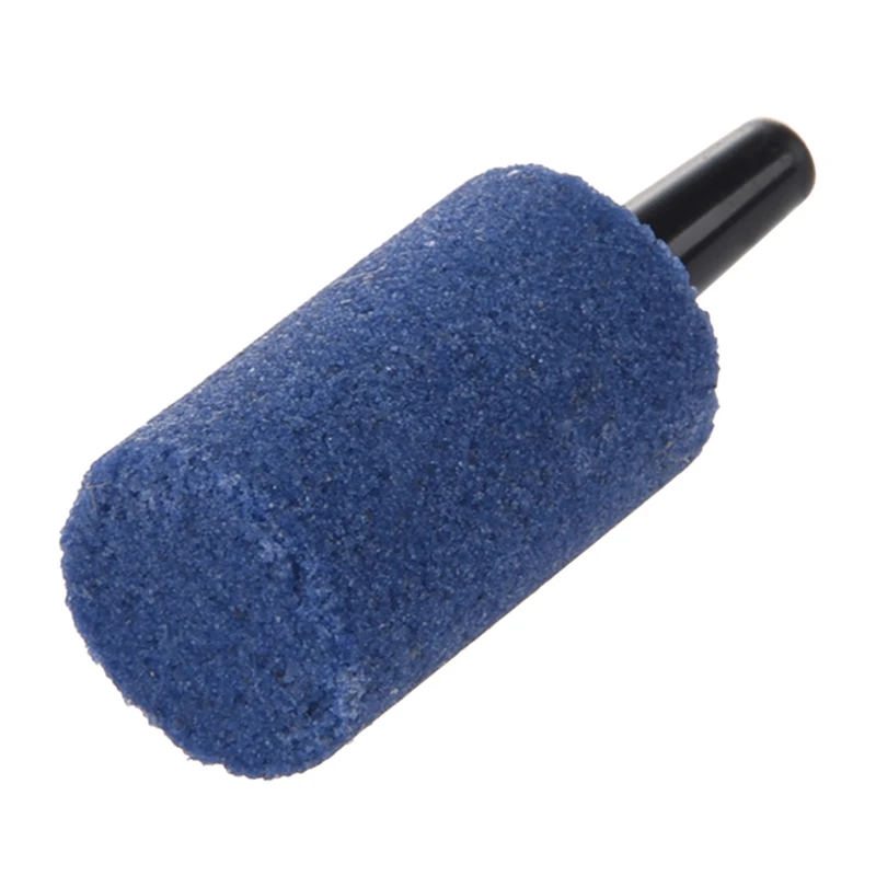 

SODIAL(R) 5 Pcs Cylinder Bubble Air Stones Blue For Aquarium Fish Tank