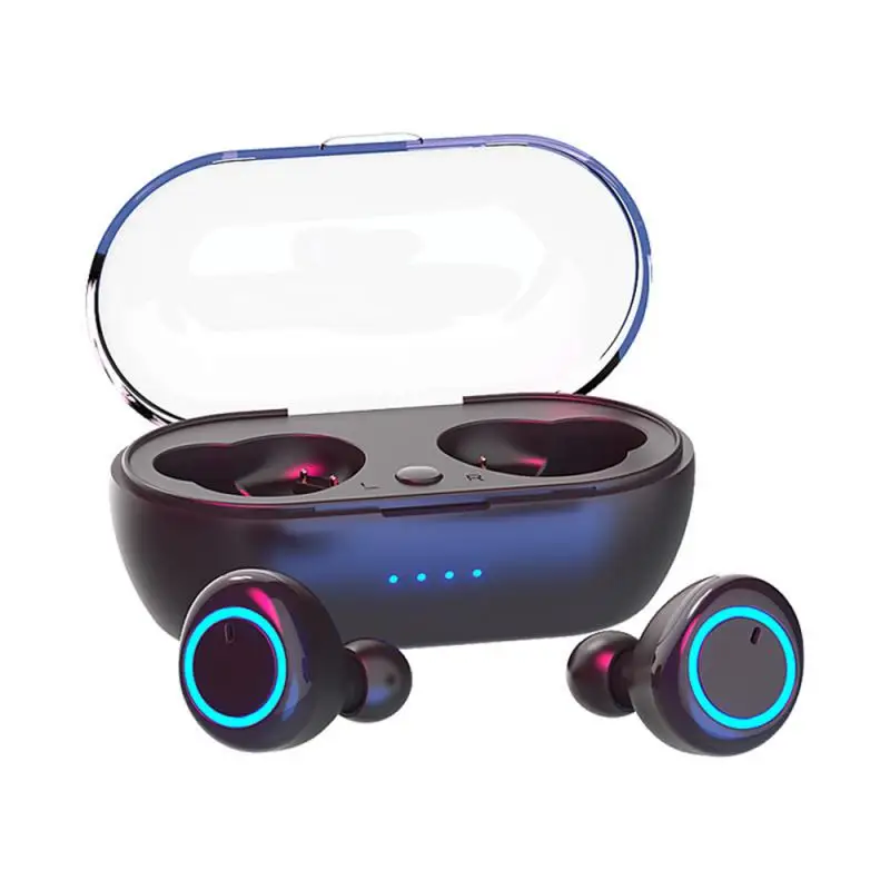 

5.0 Wireless In-Ear Button Control Noise Cancelling Sport Headset Earbuds TWS Stereo Earphone BluetoothWith Charging Case