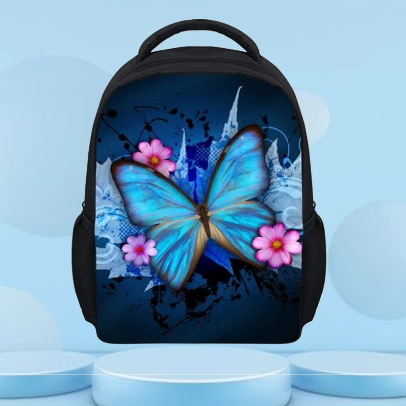 THIKIN цветной мини-рюкзак с принтом бабочки для детского сада детей дошкольного