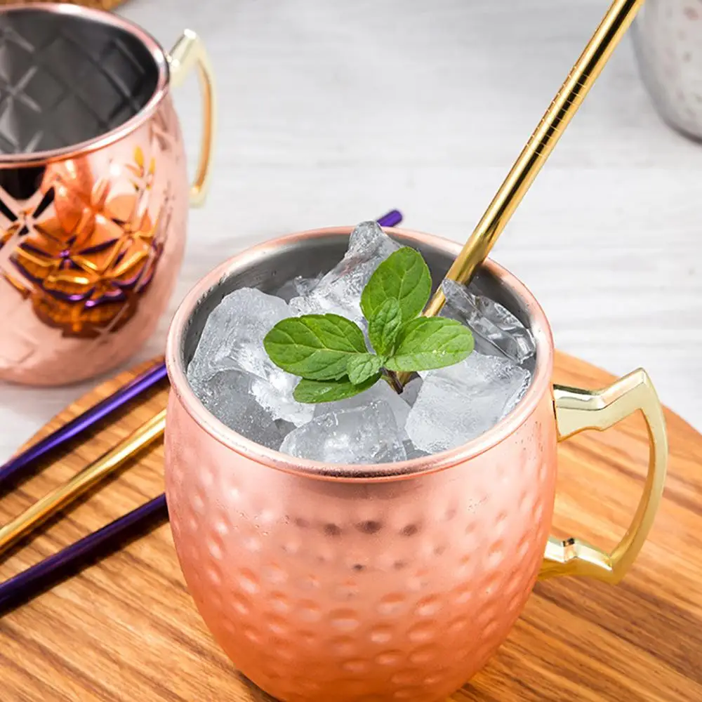 Медные кружки Mole 500 мл покрытые медью медные кофейные с медным покрытием | Дом и