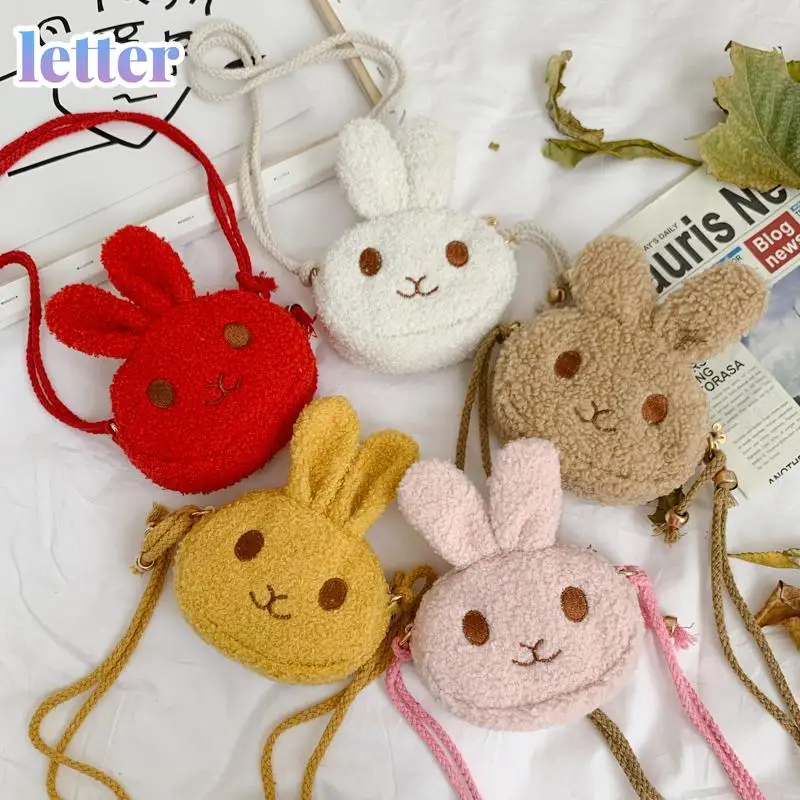 

Cute Mini Messenger Bag Plush Toy Handbag Plush Shoulder Bag Child Toy Birthday Gift