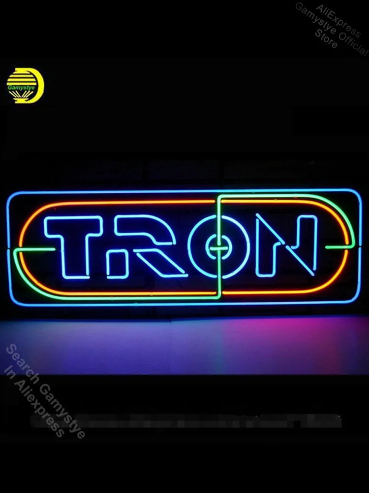 

NEON SIGN For Tro Signboard REAL GLASS BEER BAR PUB display christmas Light Signs Glass Tube Neon Shop Windows Garage Wall Sign