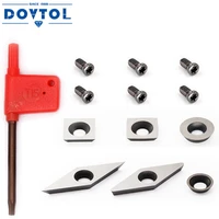 carbide inserts cutters blades knives set fit for detailer hollower finisher rougher wood lathe turning tools