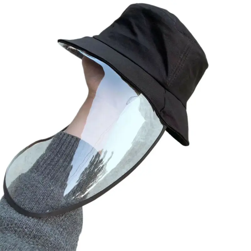 

Protective Bucket Hat Unisex Anti-wind Dust Anti-fog Sun Hats Enclosing Anti-dust Caps Outdoor Sunbonnet Fisherman Hat