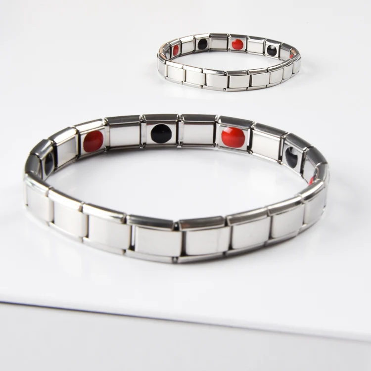 Модный съемный магнитный браслет унисекс браслеты из нержавеющей стали с