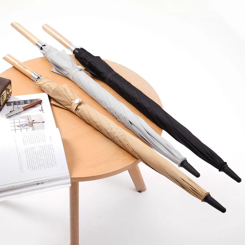 Деловой водонепроницаемый зонт Простой ветрозащитный Полуавтоматический для