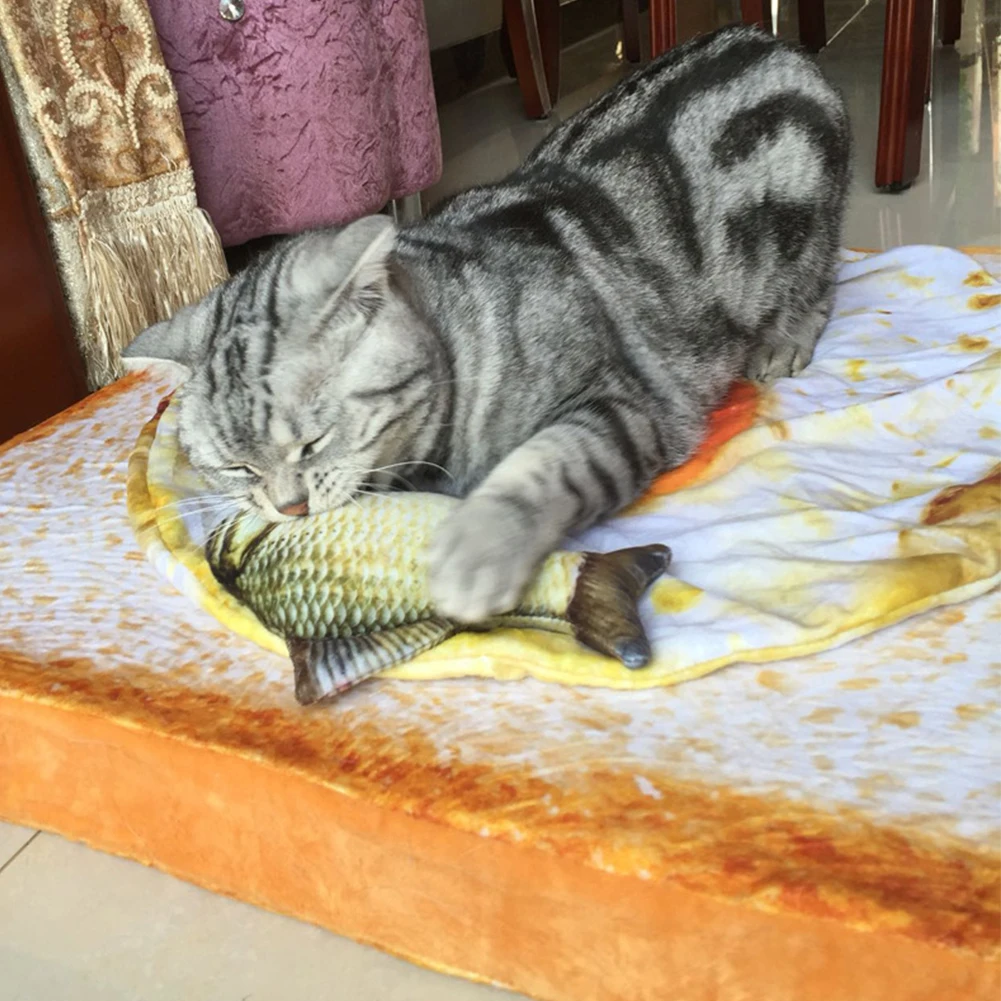 Креативная кровать для домашнего питомца кошка/искусство кошек будка одеяло