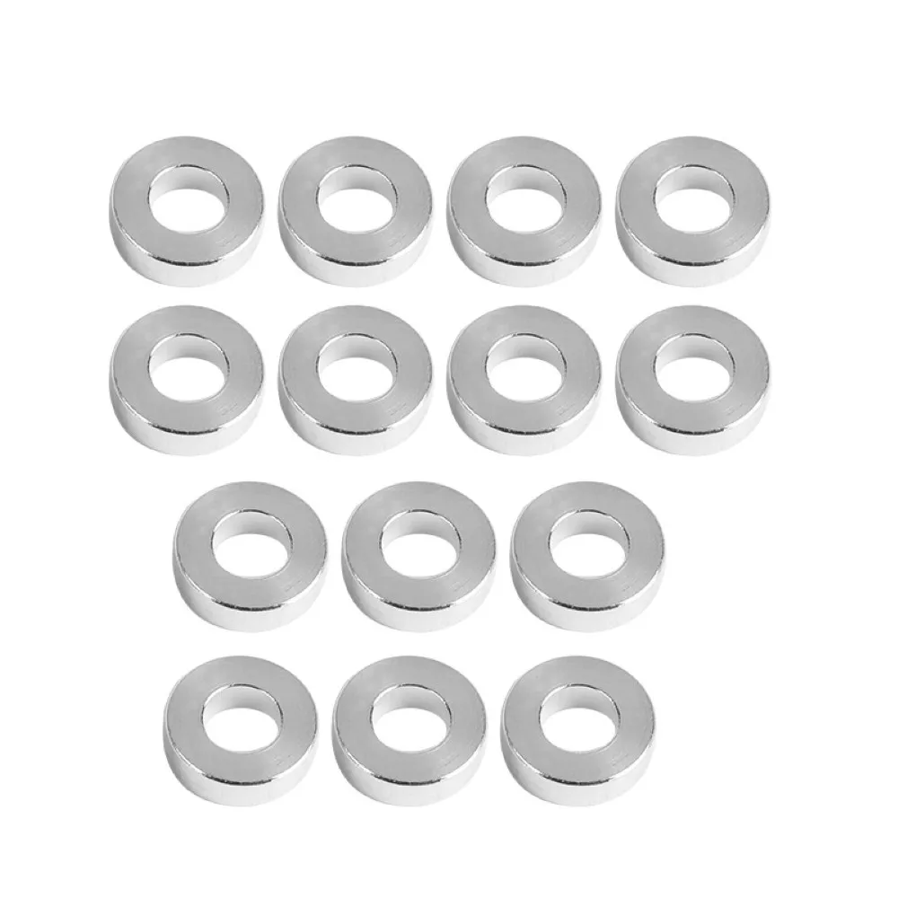 10 шт./лот алюминиевая колонка плоская прокладка втулка серебряная шайба распорка