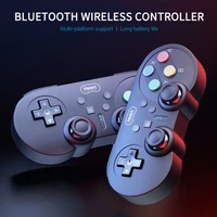 2021 wireless bluetooth game controller for switch pro somatosensory double vibration burst gamepad with wake up game controller