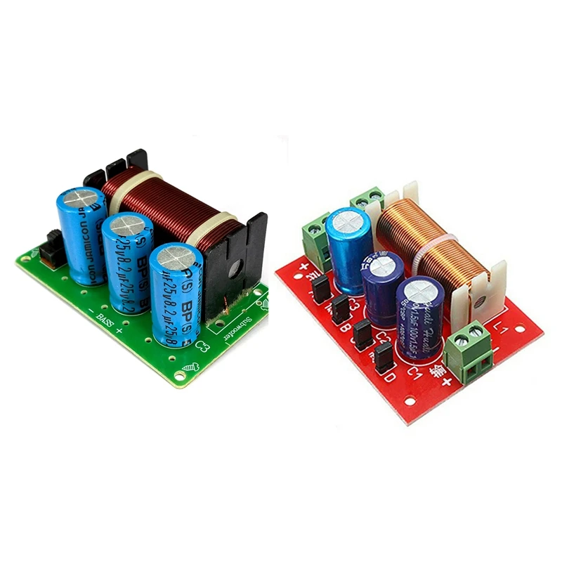 200 Вт Чистая бас Динамик кроссовер 1 способ делитель частоты и 400W 2 Way Ближний