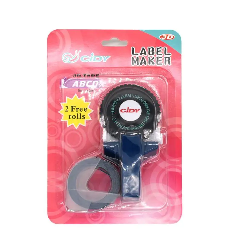 Mini Manual Labeling Machine Embossing Typewriter Tape 9 Mm Print Letters And Numbers Manually Effortlessly | Дом и сад