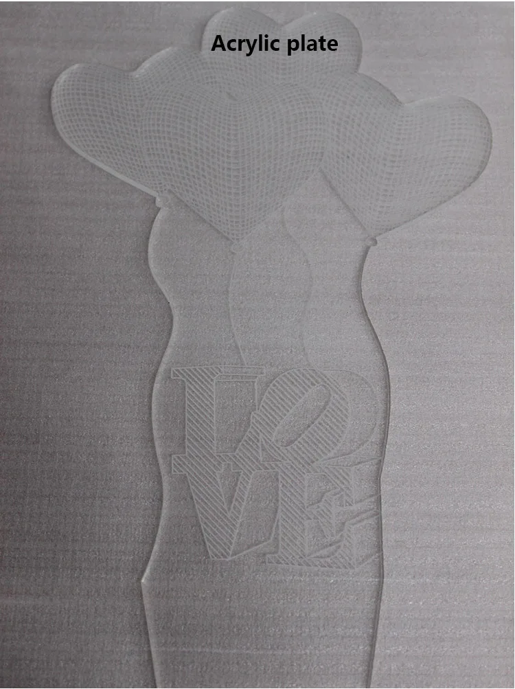 3D ночсветильник с питанием от USB шары в форме сердца светодиодный Светодиодная