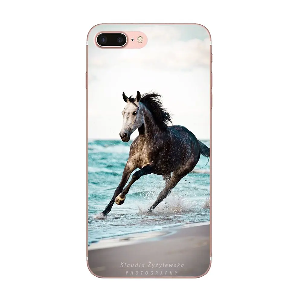 Лошади бегут на пляже для Xiaomi Redmi 3 3S 4 4A 4X 5 6 6A 7 K20 Note 2 5A Plus Pro TPU Call Box | Мобильные