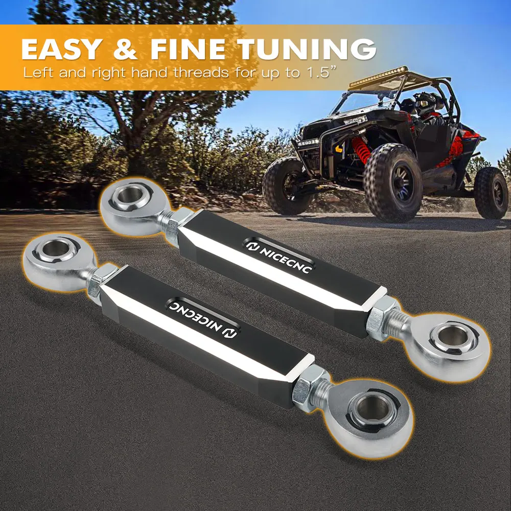 NiceCNC UTV Передняя и задняя полосы соединения комплект для Polaris RZR XP TURBO 4 2019-2020 1000/RZR 1000