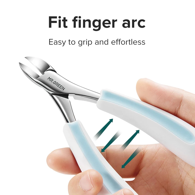Машинка для стрижки ногтей MR.GREEN инструмент из нержавеющей стали педикюра