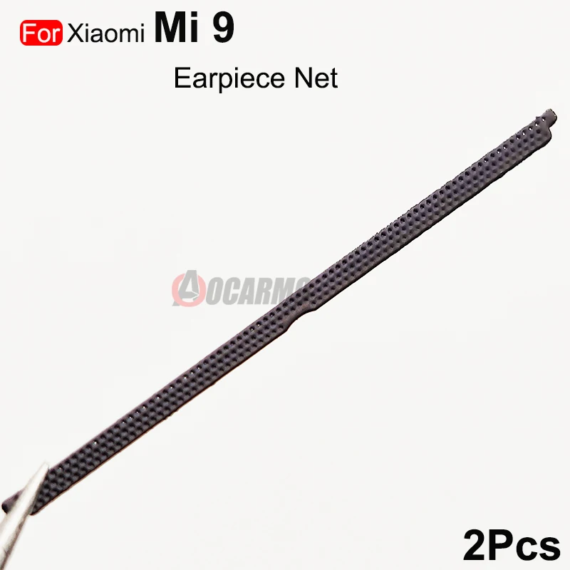 Aocarmo 2 шт.лот для Xiaomi Mi 9 Mi9 Новый Анти-пыль сетки слуховой Динамик Анти-пыль наушник сетка (art.: 3920b6412eefd) - 3920b6412eefd