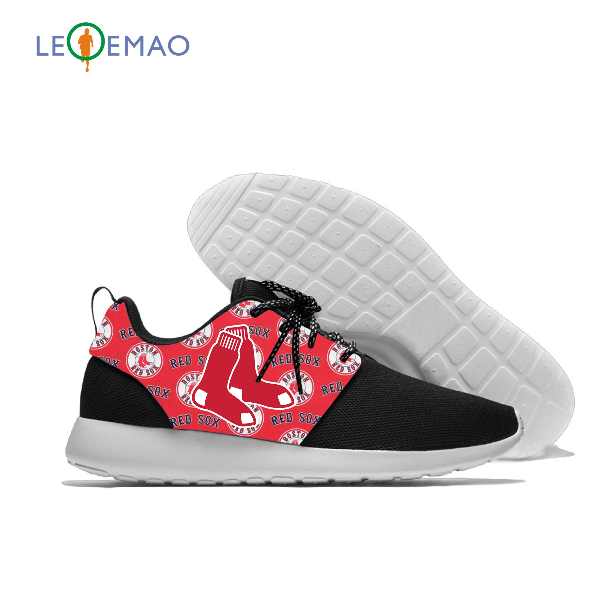 

Men Woman Red Sox Lifestyle Sport Shoes Mens Shoes Outdoor Lawn EVA Sport Shoes Casual Sneakers for Boston Fans