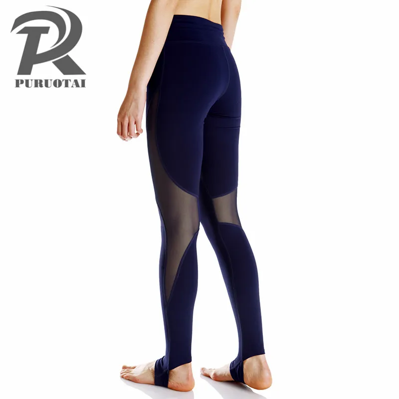 Штаны для йоги, Mallas Deporte Mujer, бриджи, обтягивающие для фитнеса, стежка, леггинсы, спортивные эластичные Капри для спортзала, сетчатая пряжа, прострочка, для бега