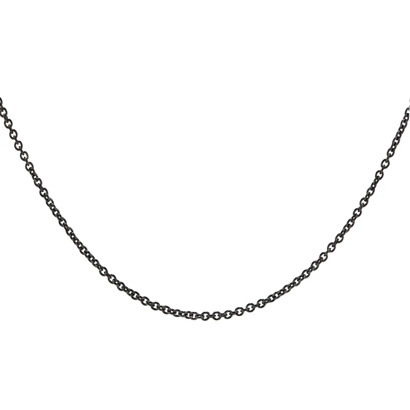 2MM Width wholesale Women Men black tone Solid Stainless Steel Strong O Rolo chains for bracelet necklace DIY Jewelry making | Украшения и