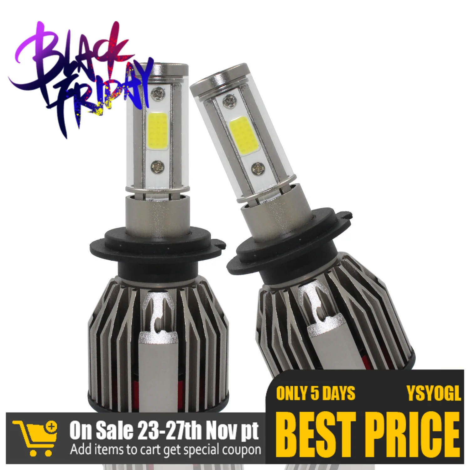 Автомобильные светодиодные фары 9005 передние для лампы 360 градусов свечение