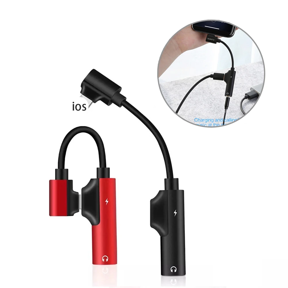 Для подзарядку с защитой от молнии адаптер аудио для зарядки Apple вызова Iphone 6 6S X 8 7