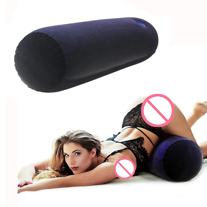 

Inflatable Flocking Waist Pillow Elevates Leg Feet Multi-functional Bolster PVC Sex Furniture Sofa Toughage Sexual Position Love