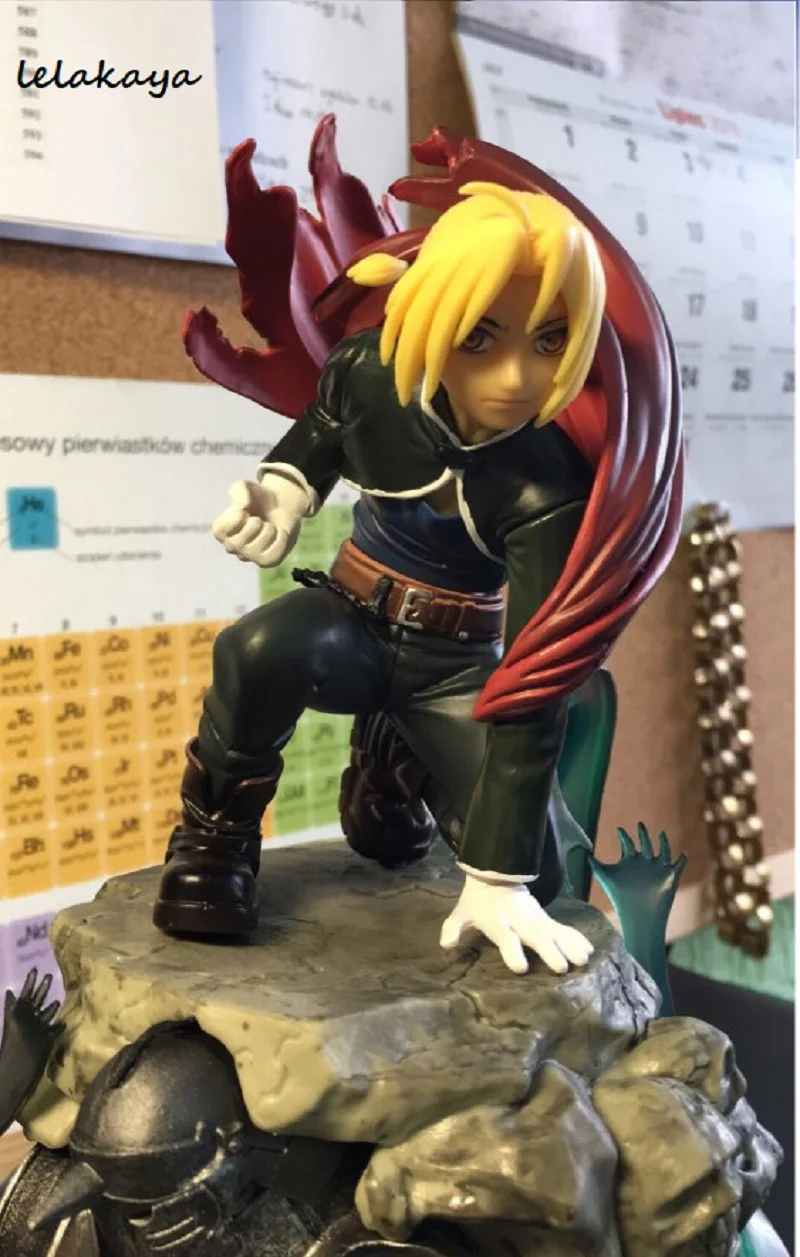 22cm Cartoon Anime Fullmetal Alchemist Action Figure Edward Elric Limited Edition Ver Model 1/8 Scale Painted Fighting Toy 8.7'' |