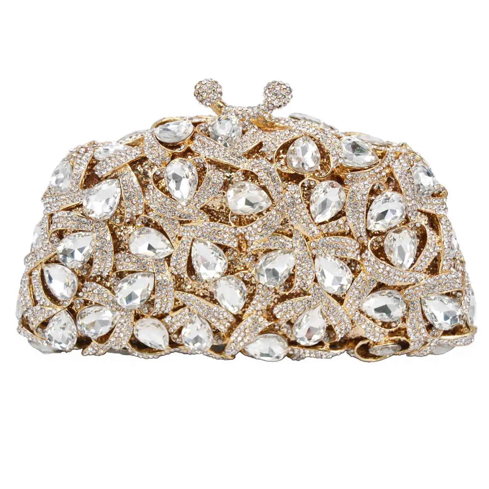 Овальный вечерние сумочки со стразами Женские розовые AB серебряное обручальное