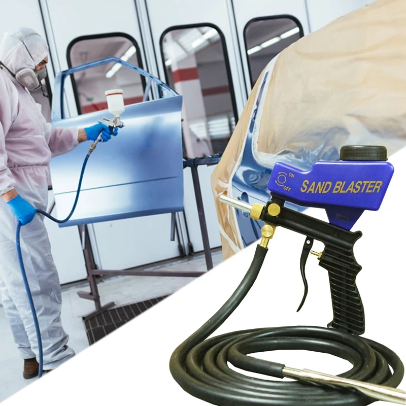 Big deal Sandblaster Sand Blaster Kit Soda Professional Blasters Media Tool Walnut Bead Blasting Machin | Инструменты