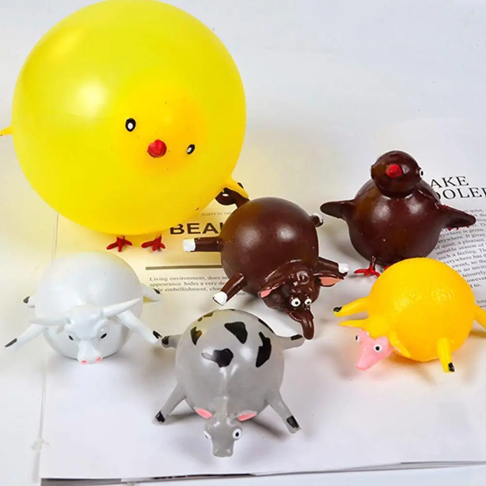 

Детские забавные игрушки динозавр, тревога, мяч для декомпрессии, надувной детский Сжимаемый динозавр, подарок на вечеринку, новинка Bal E6v0