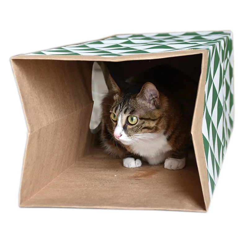 

Aapet 1pc Kraft Paper Cat Nest Pet Bed Kitten House Kennel For Dog Puppy Doghouse Cat Bed Pet Cave Cat Kitten Mat Pet Supplies