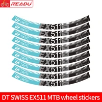 mtb dt ex511 wheel set sticker mountain bike rim decals dt bicycle wheel stickers for two wheels use