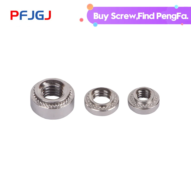 

Peng Fa 304 Stainless Steel / Pressure Rivet Nut / Pressure Riveting Nut M3/4/5/6/8/10