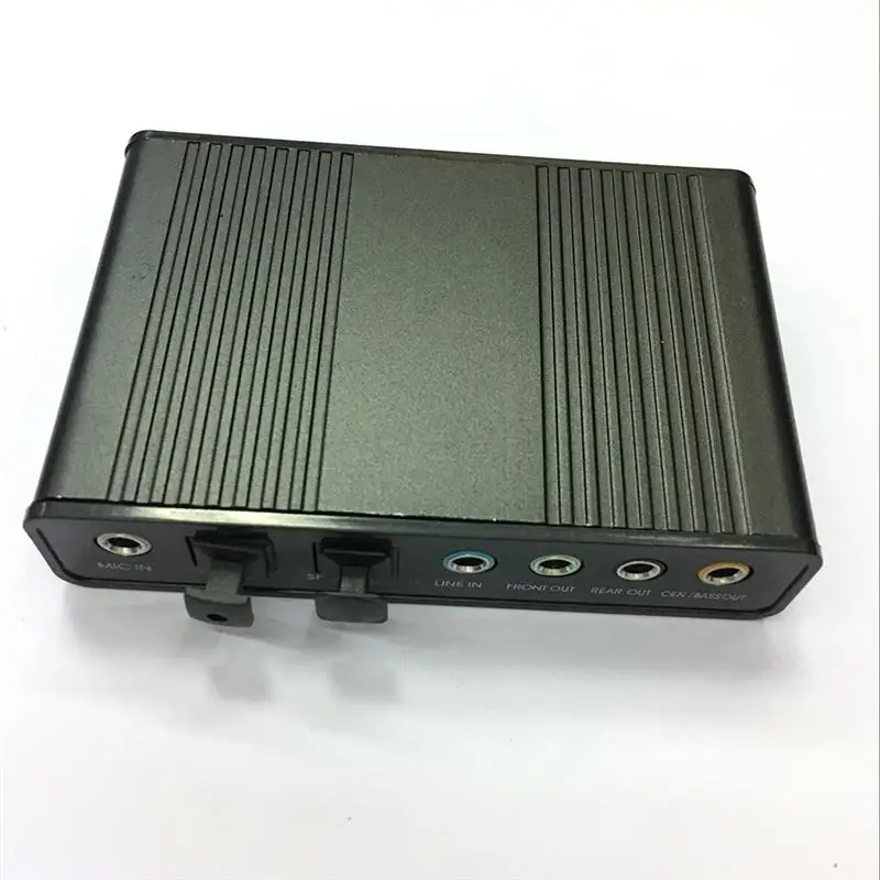 

USB Sound Card 6 Channel 5.1/7.1 Optical External Audio Card Converter for Laptop Desktop