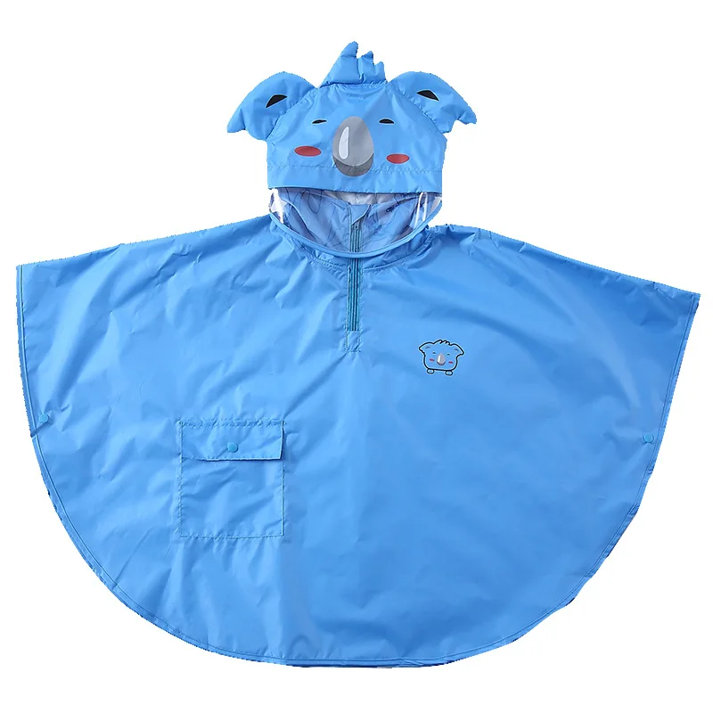 LYONAVA Children's Raincoat Cute Animal Rain Cover Waterproof for Kids Umbrella Girl Boy Jacket Child Poncho Cloak | Детская одежда
