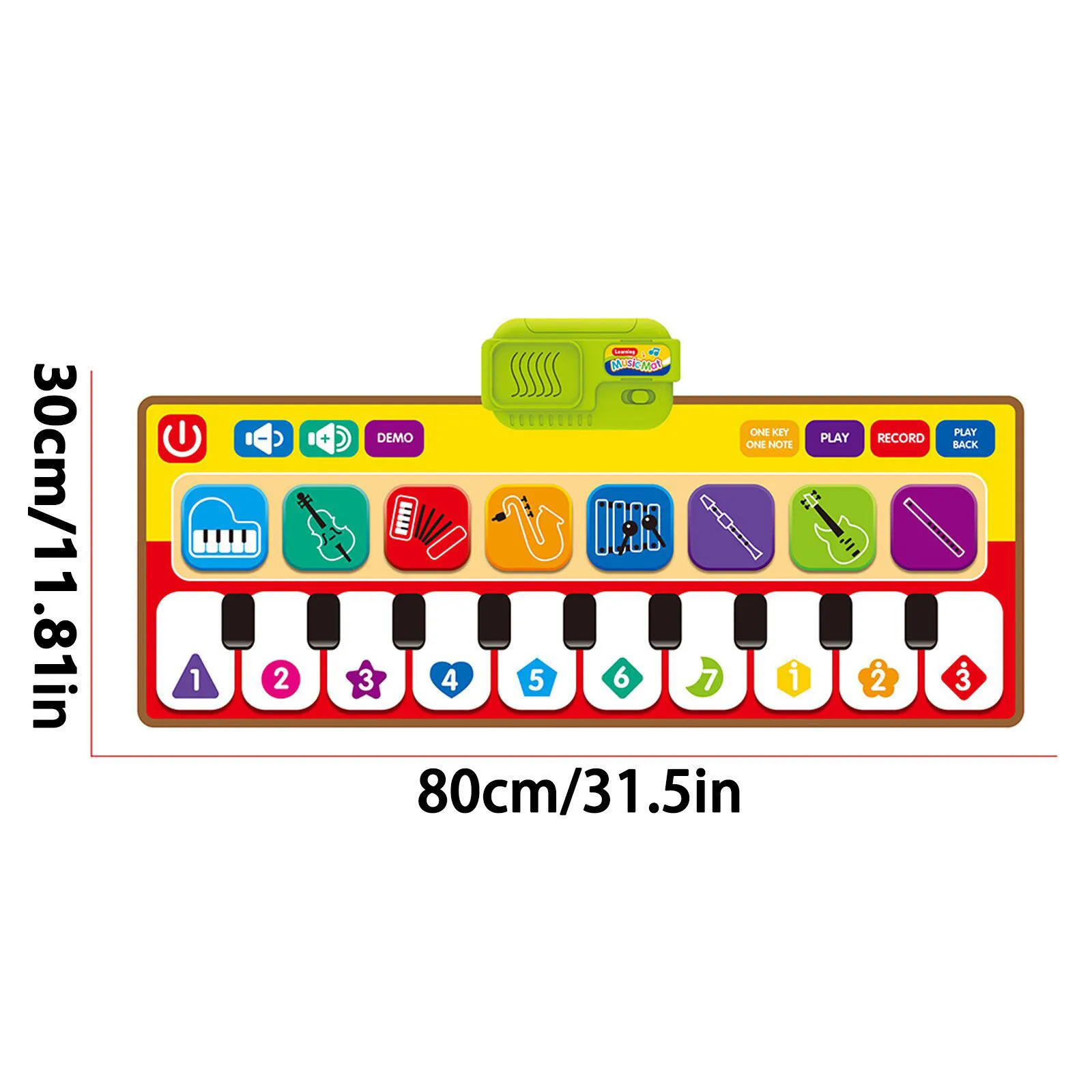 

Crawling Mat 32 Inch Floor Fashion Cartoon Dance Pad Children Parent-child Interaction Music Video Game Piano Blanket Pc Tv