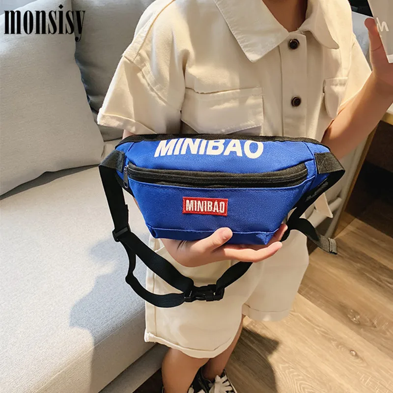 Monsisy 2019 поясные сумки для детей мальчиков и девочек Детские нагрудные кошелек